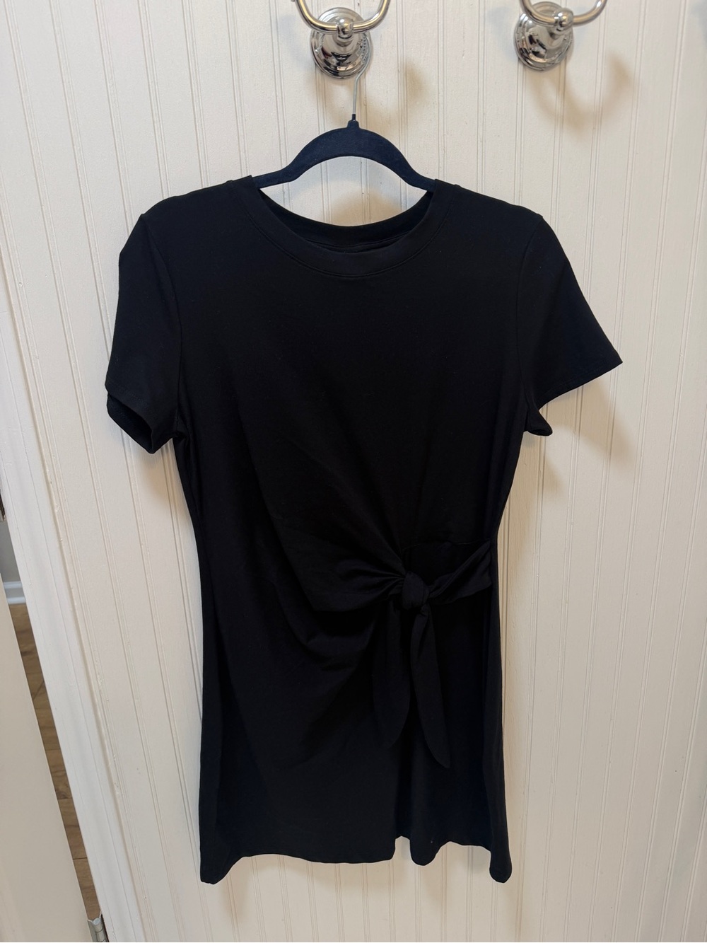 a new day Black Short-Sleeve Tee with Side Knot